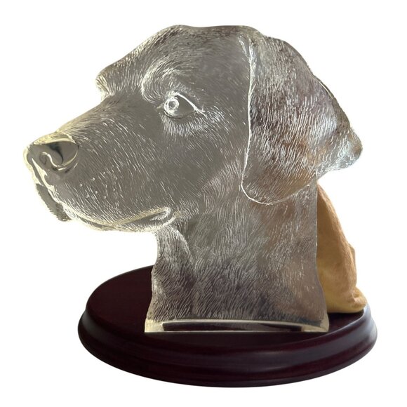 Vintage Faithful Friend Labs Loved & Loving Bradford Exchange Dog Figurine - Picture 3 of 6